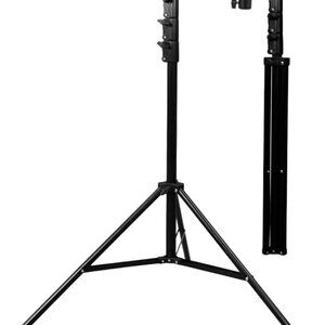 Aluminum Alloy Light Stand, 30.7"-94.5"/2.4m Spring Cushioned Photography Heavy